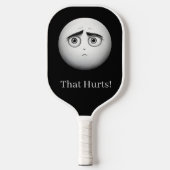 Zwart en Wit Pickleballracket Pickleball Paddle (Voorkant)