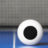Zwart en wit pingpongbal (Net)