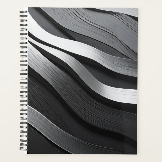 zwart en wit planner (Voorkant)