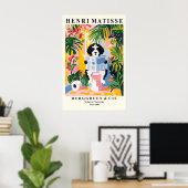 Zwart en Wit Portugese Waterdog Print (Thuiskantoor)