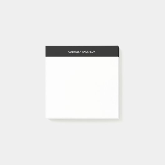 Zwart en wit post-it® notes (Voorkant)