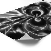 Zwart en wit poster (Hoek)