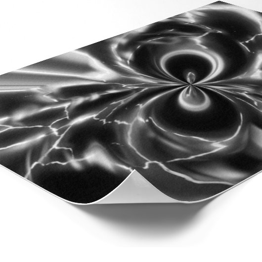 Zwart en wit poster (Hoek)