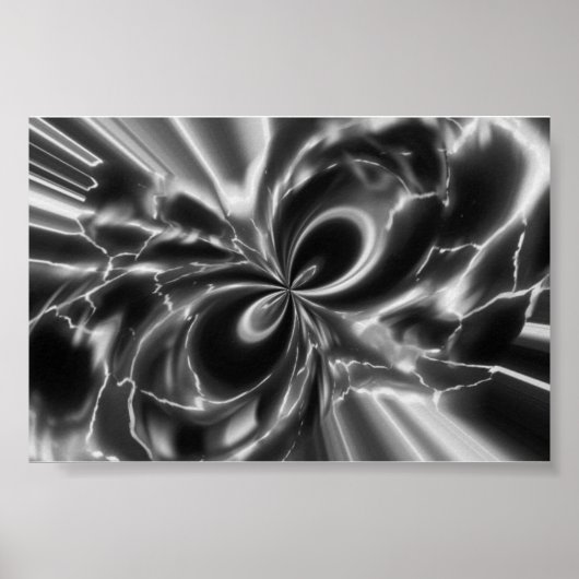 Zwart en wit poster (Voorkant)