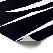Zwart en wit poster (Hoek)