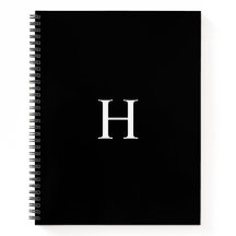 Zwart en Wit Professioneel Monogram