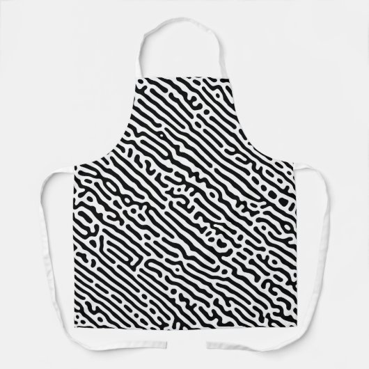 Zwart en wit schort (Voorkant)