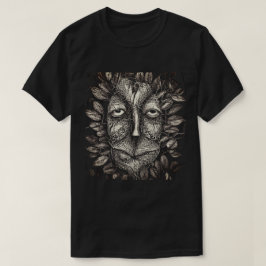 Zwart en wit Scratchboard T-shirt