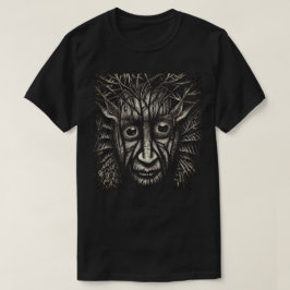 Zwart en wit Scratchboard T-shirt