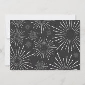 Zwart en wit script, smakelijk kerstfeest multi-fo feestdagenkaart (Achterkant)