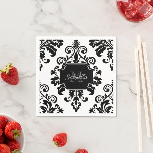  zwart en wit servet (Insitu)