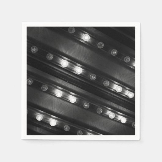 Zwart en wit servet (Voorkant)