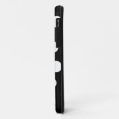 Zwart en wit smaakontwerp. Case-Mate iPhone case (Achterkant/links)
