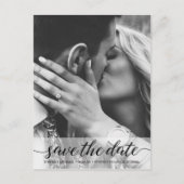 Zwart en wit sparen het Klassieke Manuscript van d Briefkaart (Voorkant)