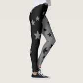 Zwart En Wit Ster Leggings (Rechts)