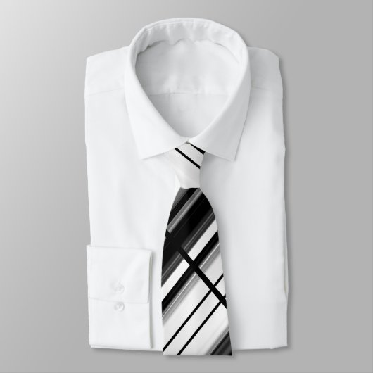 Zwart en wit stropdas (Gebonden)