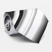 Zwart en wit stropdas (Opgerold)