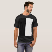 Zwart en wit t-shirt (Voorkant volledig)