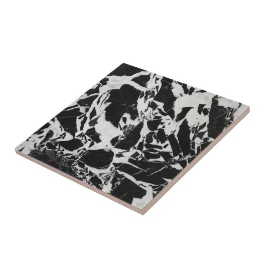 Zwart en wit tegeltje (Zijkant)