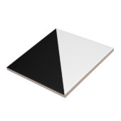 Zwart en wit tegeltje (Zijkant)