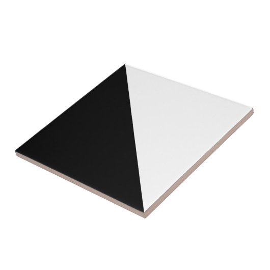 Zwart en wit tegeltje (Zijkant)