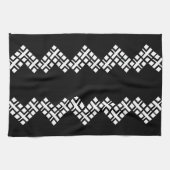 Zwart en wit theedoek (Horizontaal)