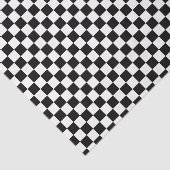 Zwart en wit toetsenbord Alle mogelijkheden Tissuepapier (Detail)