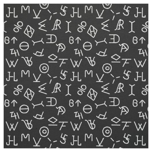 Zwart en wit veemerken stof (Swatch)