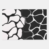 Zwart en wit verlooppapier inpakpapier vel (Voorkant 2)