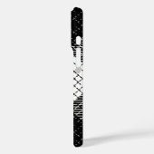 Zwart en wit vet geblokt geruit ontwerp Case-Mate iPhone case (Achterkant / Links)