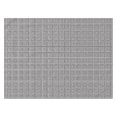 Zwart en wit vierkant naadloos geometrisch patroon tafelkleed (Voorkant (Horizontaal))