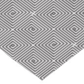 Zwart en wit vierkant naadloos geometrisch patroon tafelkleed (Gekanteld)