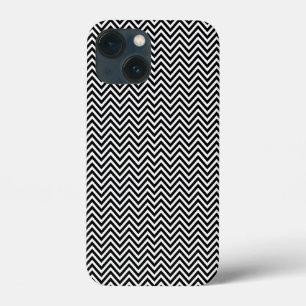 Zwart en wit vintage chevron strepen nieuw Case-Mate iPhone case
