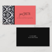 Zwart en wit visitekaartje (Voorkant / Achterkant)