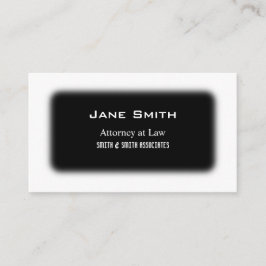 Zwart en wit visitekaartje