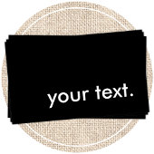 zwart en wit visitekaartje