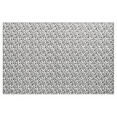 Zwart en Wit Wildflower Stof (Yard (91,4 cm))