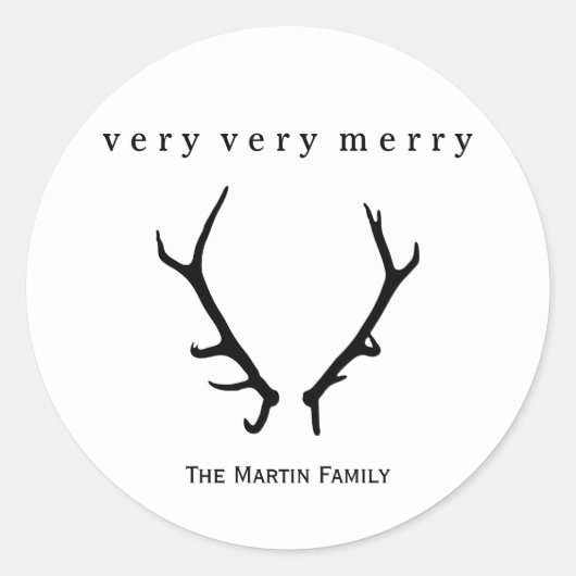 Zwart en wit Zeer vriendelijk Ronde Sticker (Voorkant)