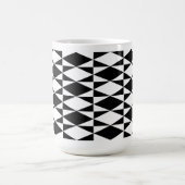 Zwart En Witte Diamant Koffiemok (Center)