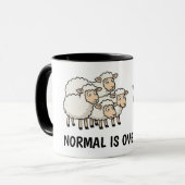 Zwart en Witte Schapen Mok (Voorkant links)