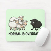 Zwart en Witte Schapen Muismat (Met muis)