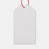 Zwart en wittekorters cadeaulabel (Achterkant)