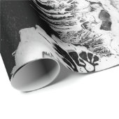 Zwart en wittekorters cadeaupapier (Rol Hoek)