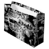 Zwart en wittekorters groot cadeauzakje (Voorkant Gekanteld)