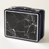 Zwart en zilver adermarmer (Achterkant)