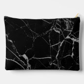 Zwart en zilver adermarmer etui (Achterkant)