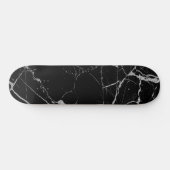 Zwart en zilver adermarmer persoonlijk skateboard (Horizontaal)