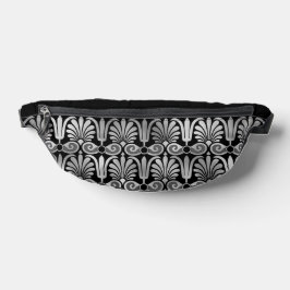 ZWART EN ZILVER ART DECO PATROON HEUPTASJE