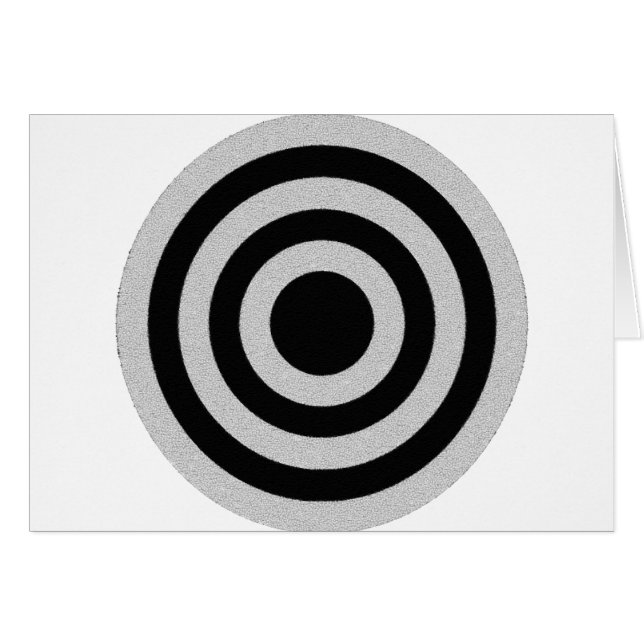 Zwart en zilver BullsEYE (Voorkant Horizontaal)
