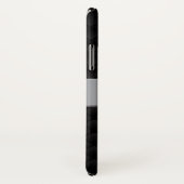 Zwart en zilver Case-Mate iPhone case (Achterkant / rechts)